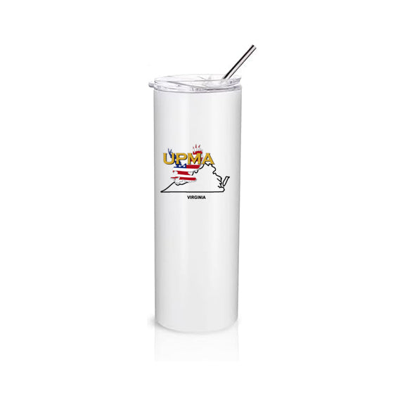 VIRGINIA State Logo Stainless Steel Tumbler with Lid 20 oz.