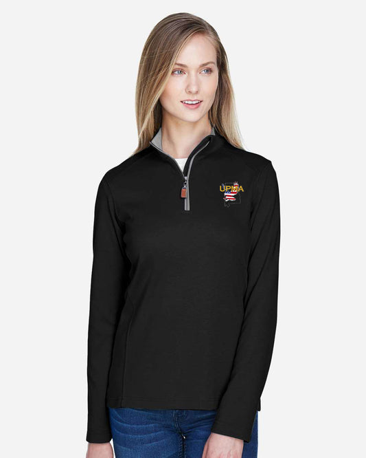 ALABAMA Logo Ladies Embroidered Performance Quarter-Zip Pullover