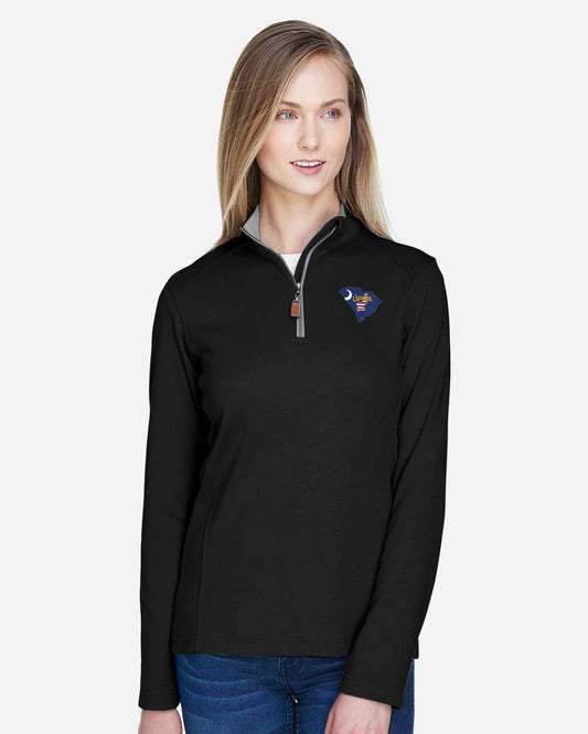 SOUTH CAROLINA Logo Ladies Embroidered Performance Quarter-Zip Pullover