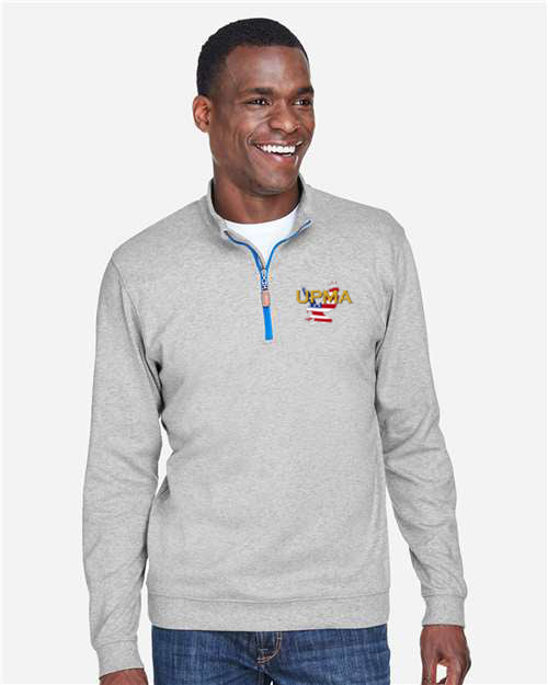 Men's Embroidered Performance Quarter-Zip Pullover