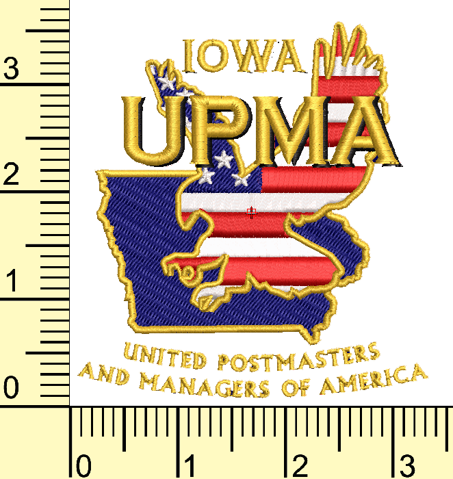 IOWA Embroidered Unisex Fleece Full-Zip Vest