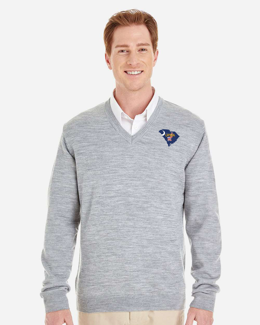 SOUTH CAROLINA  Embroidered Unisex Pilbloc™ V-Neck Sweater