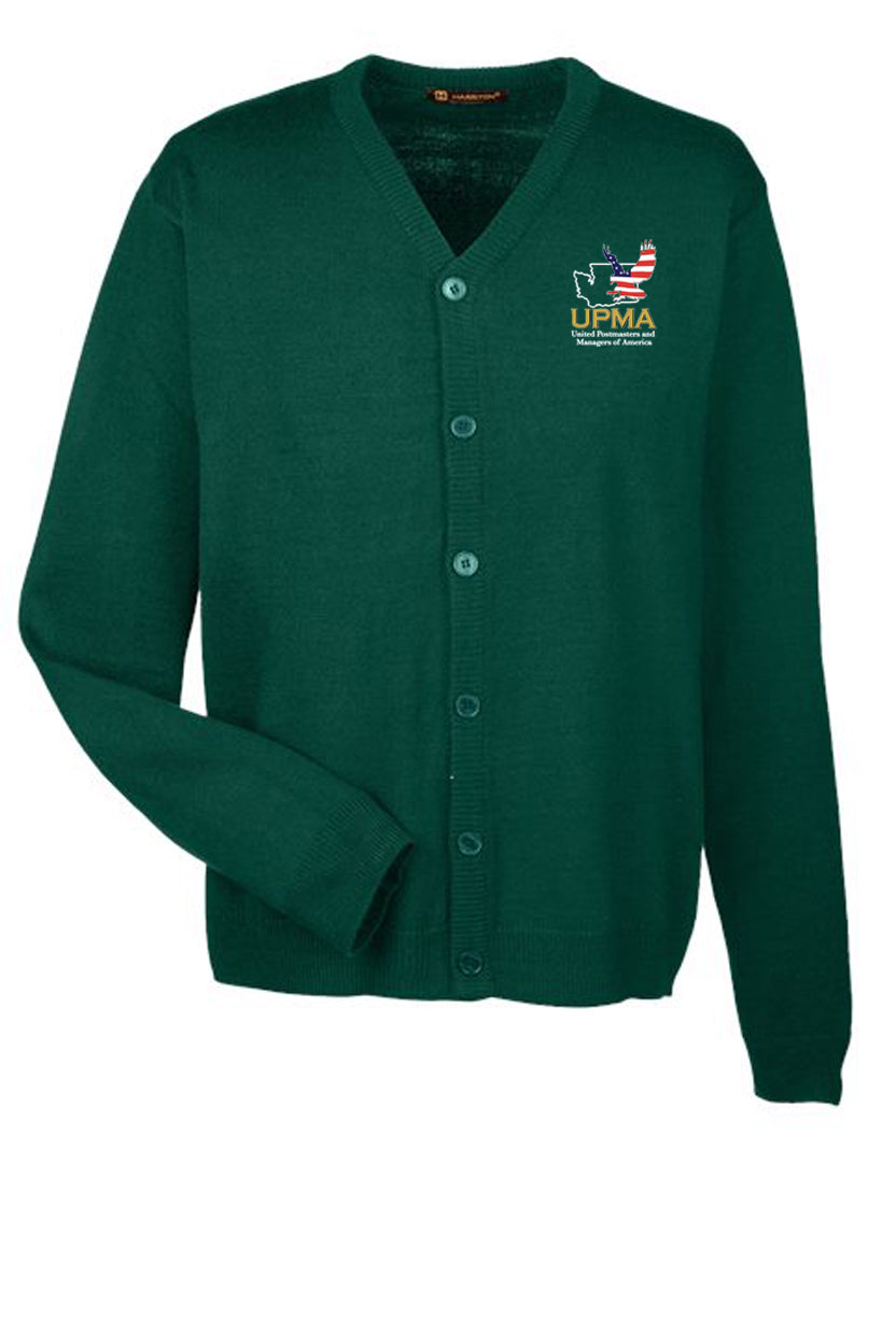 WASHINGTON Embroidered Men's  Classics  Button Cardigan Sweater