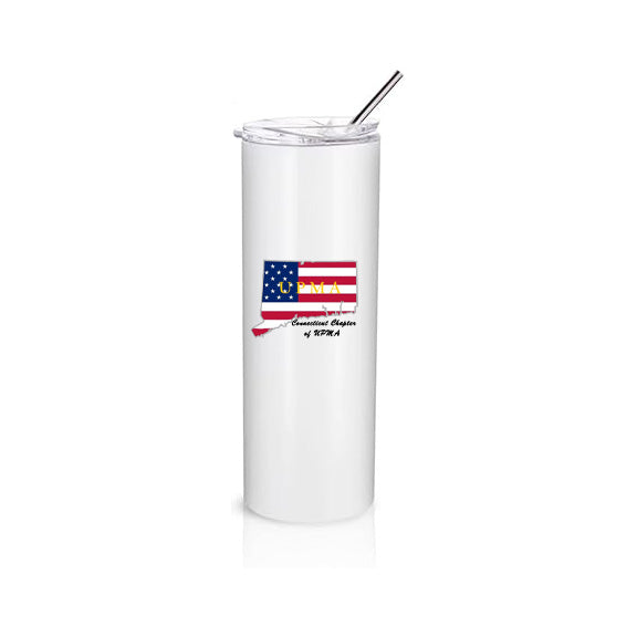 CONNECTICUT STATE Stainless Steel Tumbler with Lid 20 oz.