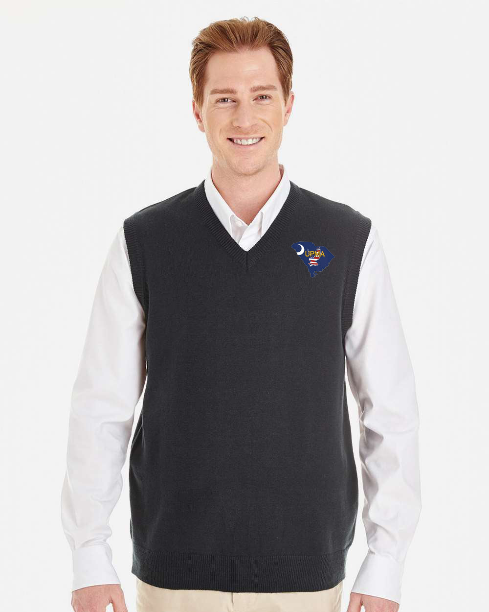 SOUTH CAROLINA Embroidered Unisex Pilbloc™ V-Neck Sweater Vest