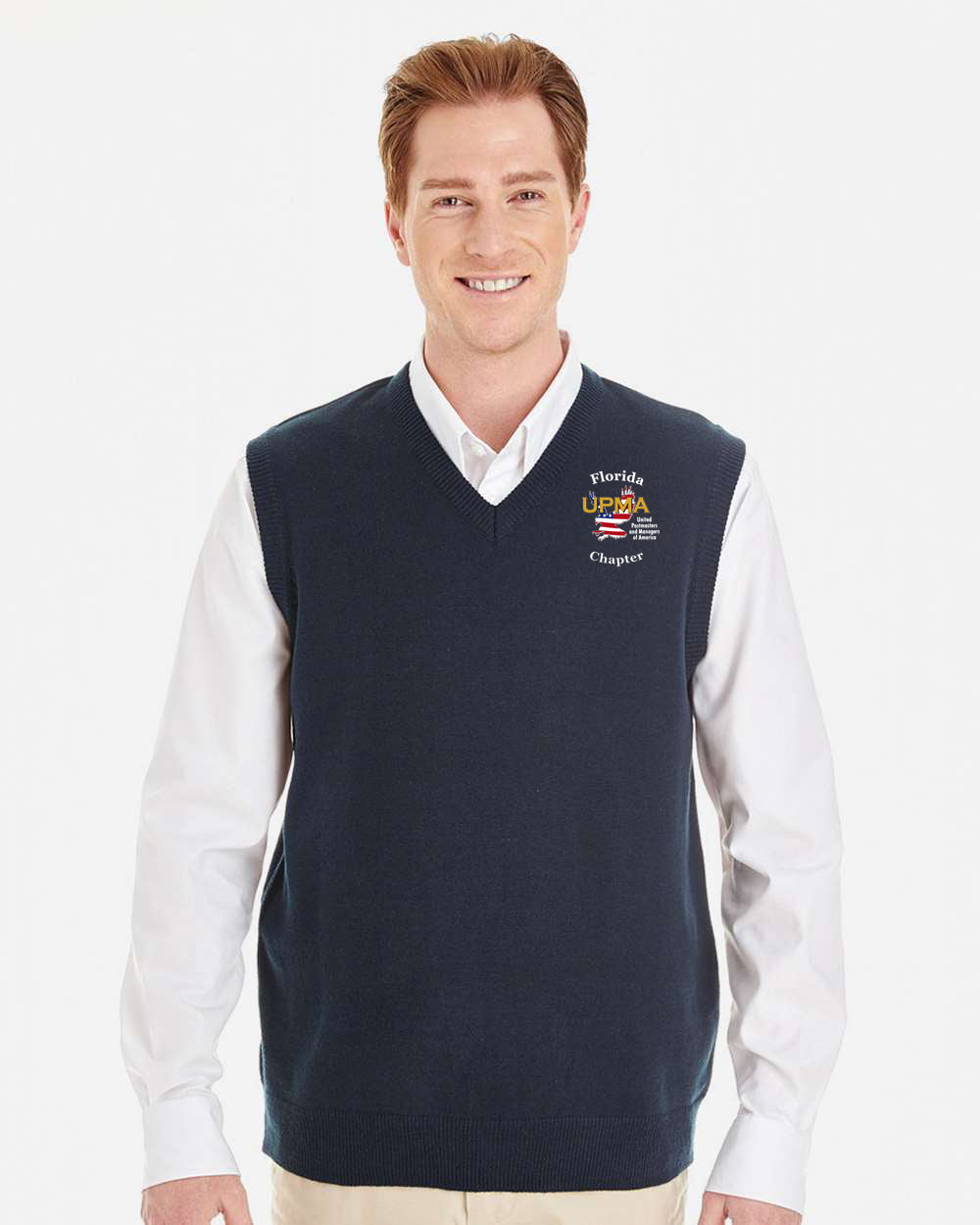FLORIDA  Embroidered Unisex Pilbloc™ V-Neck Sweater Vest