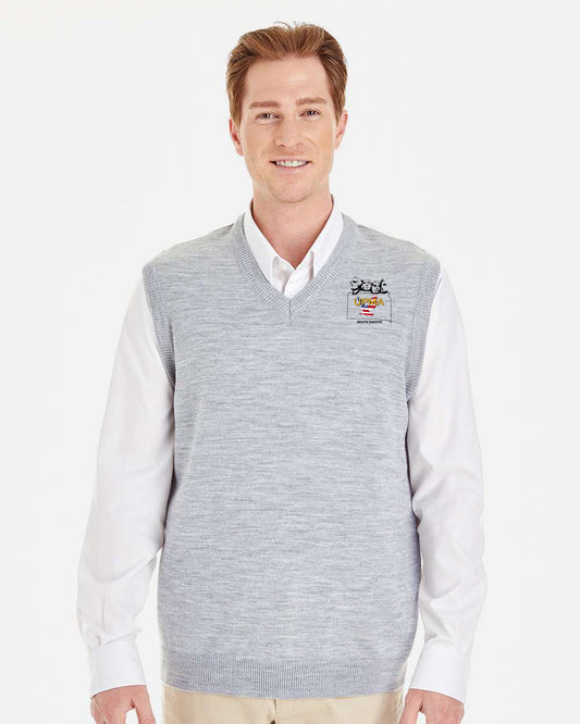 SOUTH DAKOTA Embroidered Unisex Pilbloc™ V-Neck Sweater Vest