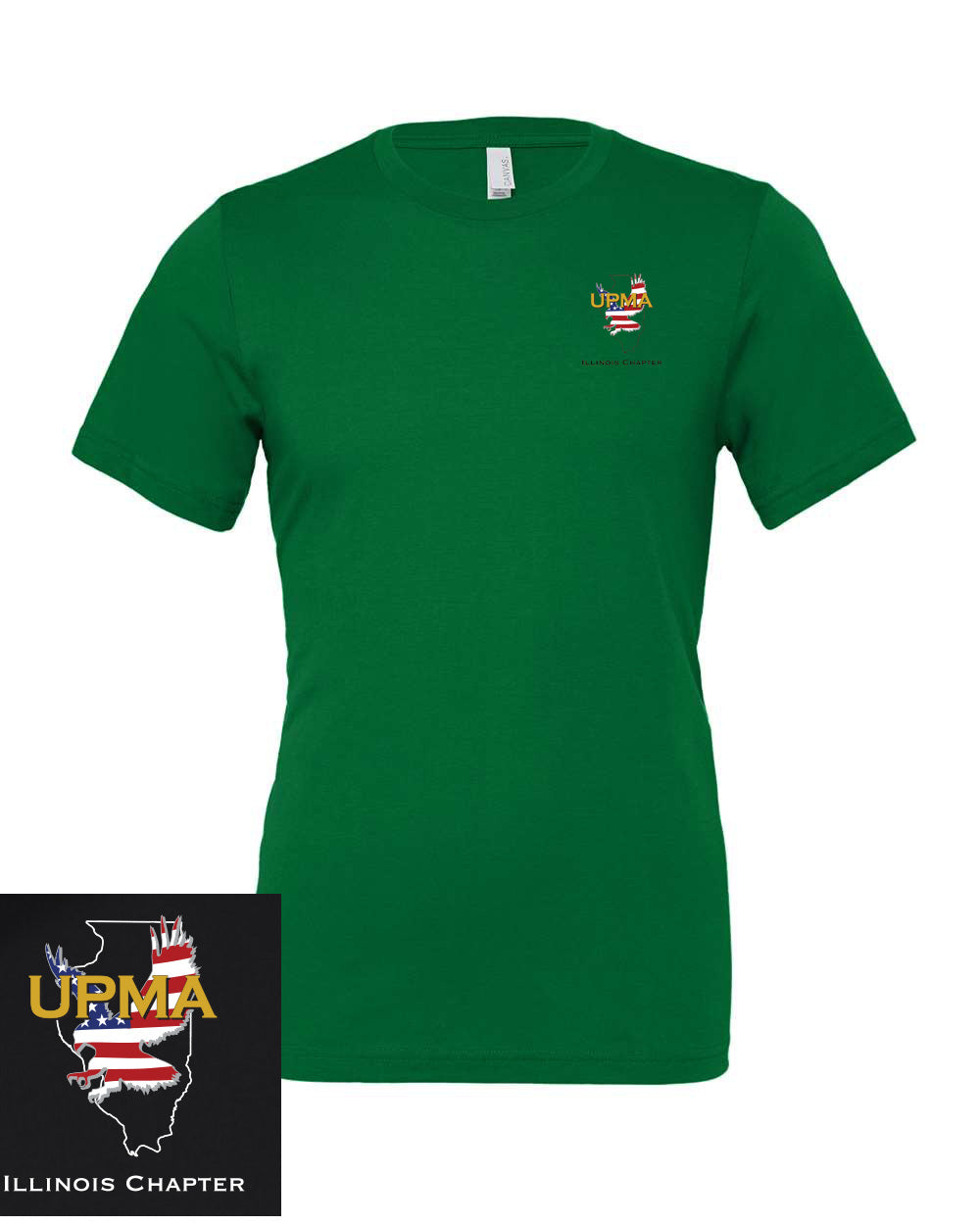 ILLINOIS Unisex Printed Jersey Tee