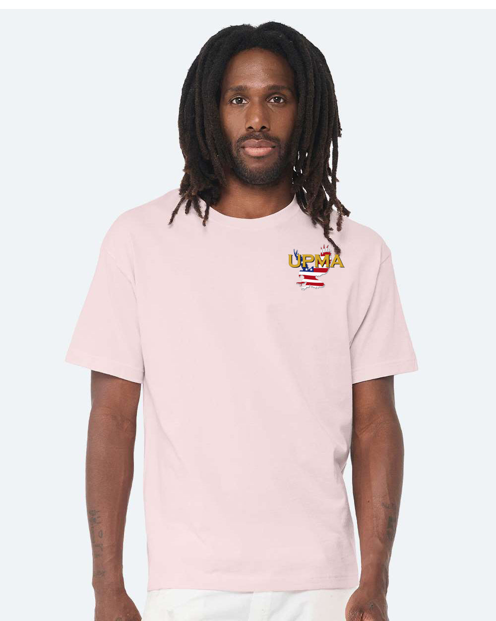 Heavy Weight NATIONAL Logo Embroidered 10oz Tee