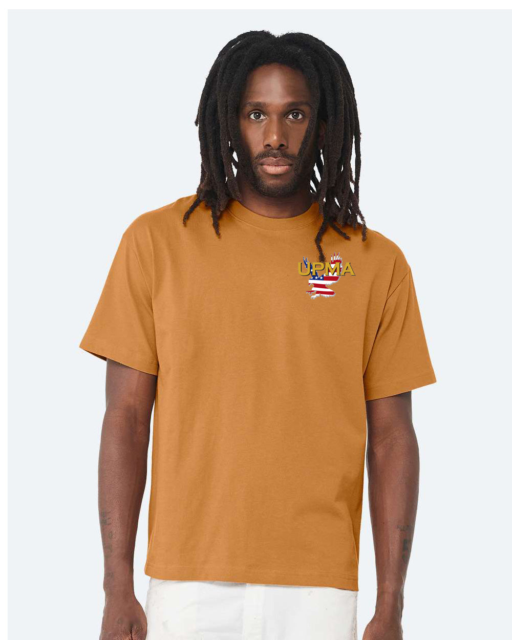 Heavy Weight NATIONAL Logo Embroidered 10oz Tee