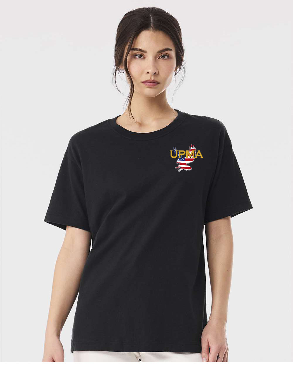 Heavy Weight NATIONAL Logo Embroidered 10oz Tee