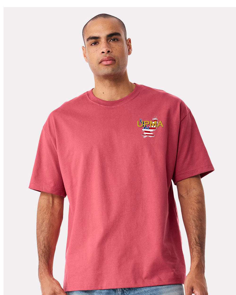 Heavy Weight NATIONAL Logo Embroidered 10oz Tee