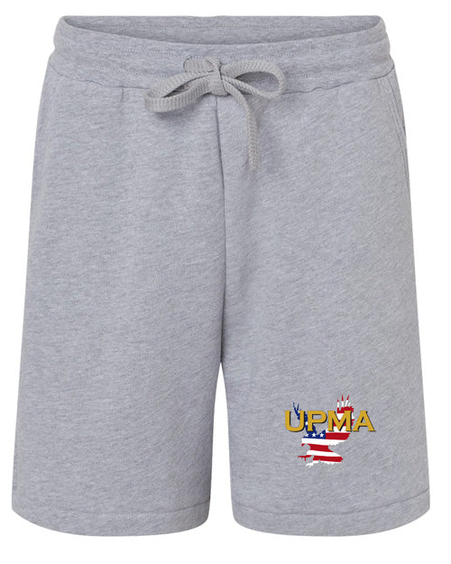 Unisex Soft Fleece Shorts NATIONAL logo Embroidered