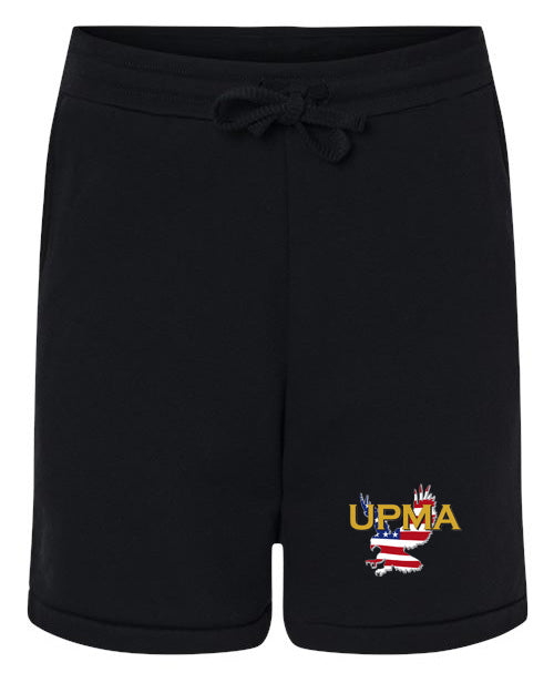 Unisex Soft Fleece Shorts NATIONAL logo Embroidered LOTS OF COLORS!