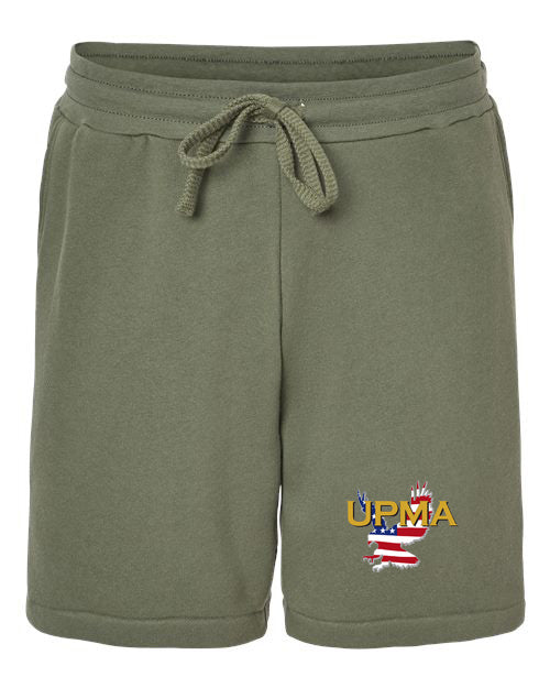 Unisex Soft Fleece Shorts NATIONAL logo Embroidered LOTS OF COLORS!