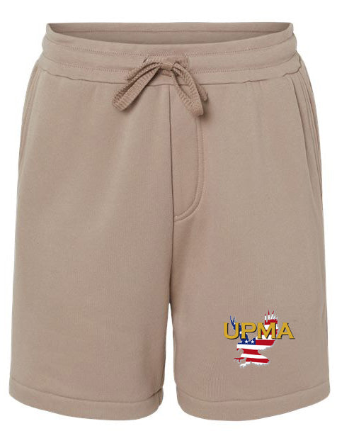 Unisex Soft Fleece Shorts NATIONAL logo Embroidered LOTS OF COLORS!