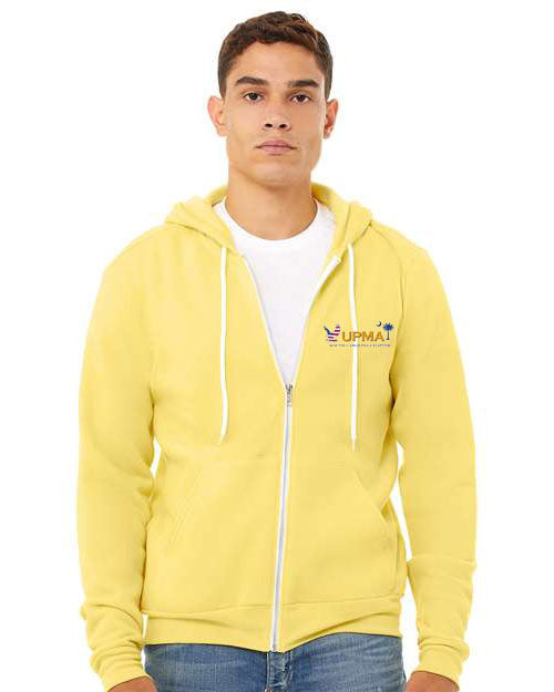 Embroidered SOUTH CAROLINA Unisex Sponge Fleece Full-Zip Hoodie Sweatshirt