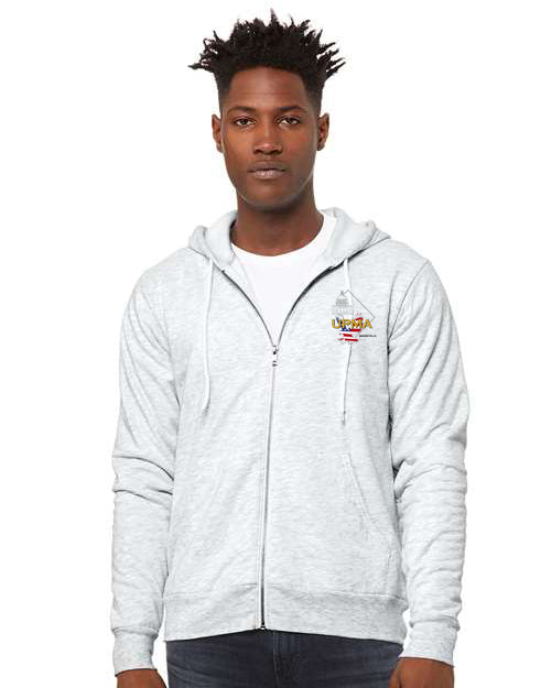 Embroidered WASHINGTON DC  Unisex Sponge Fleece Full-Zip Hoodie Sweatshirt