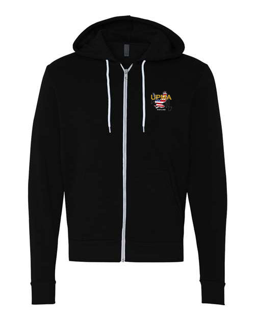 Embroidered MARYLAND Unisex Sponge Fleece Full-Zip Hoodie Sweatshirt