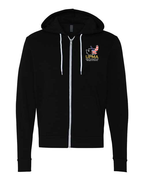 Embroidered WASHINGTON Unisex Sponge Fleece Full-Zip Hoodie Sweatshirt