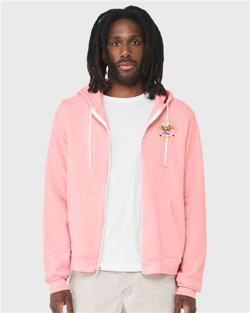 Embroidered RETIRED Unisex Sponge Fleece Full-Zip Hoodie Sweatshirt