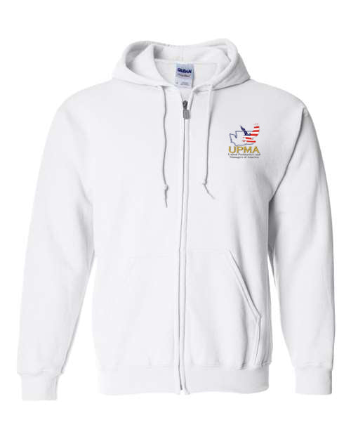 Embroidered WASHINGTON Unisex Sponge Fleece Full-Zip Hoodie Sweatshirt