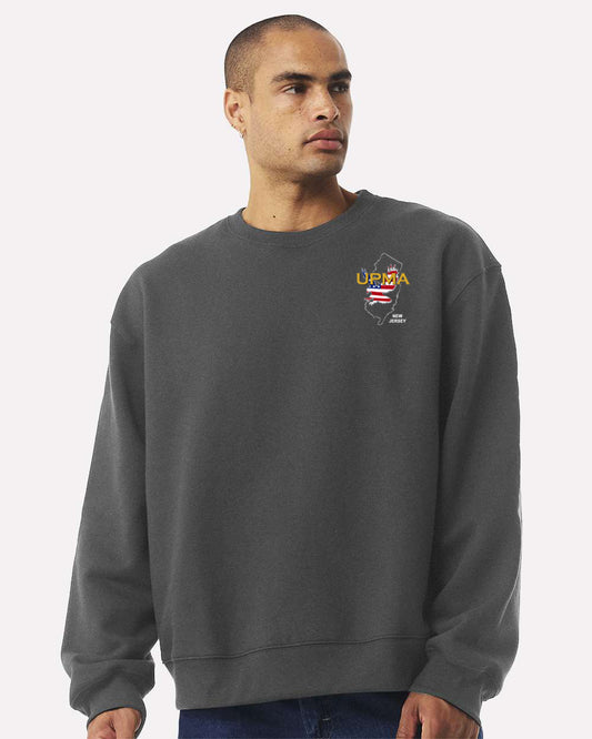 Embroidered NEW JERSEY State Logo Unisex 10 oz. Heavyweight Crew Neck Sweatshirt