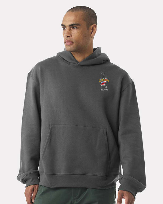 Embroidered DELAWARE State Logo Unisex 10 oz. Heavyweight Hoodie Sweatshirt