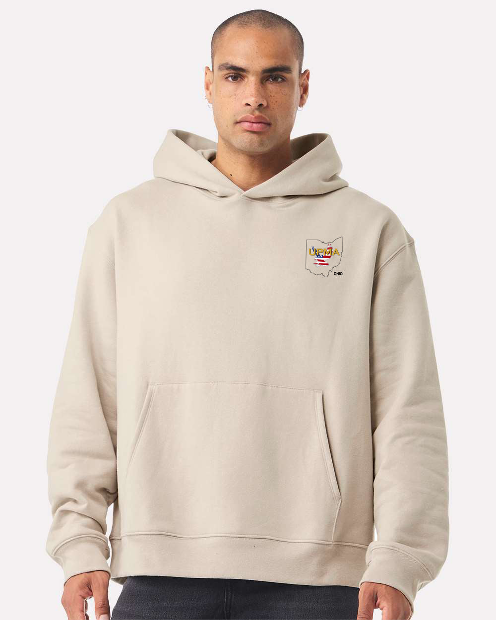Embroidered OHIO  State Logo Unisex 10 oz. Heavyweight Hoodie Sweatshirt