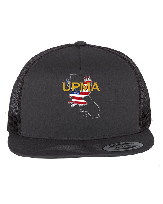 CALIFORNIA Logo  Embroidered Retro Trucker Cap