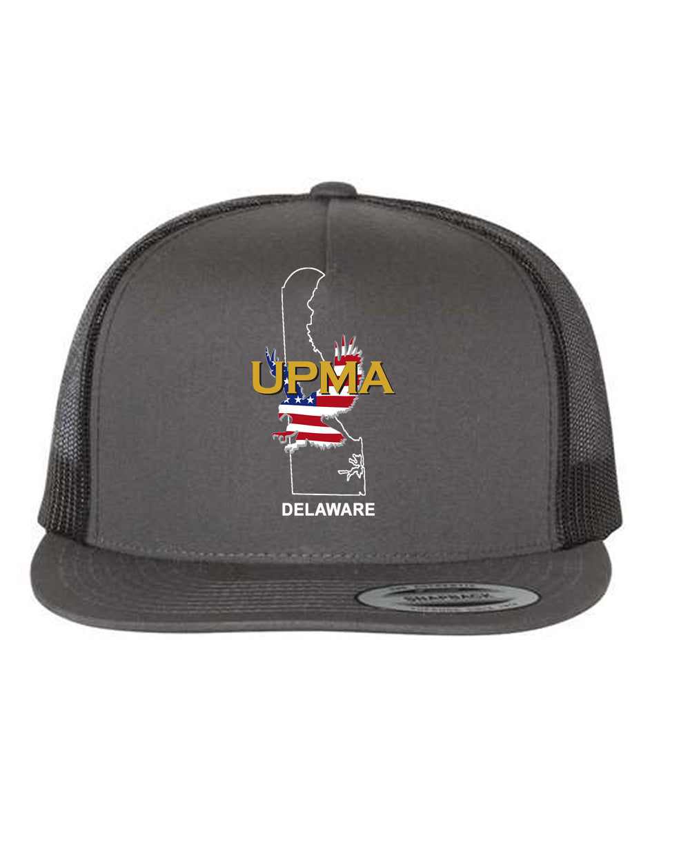 DELAWARE  Logo  Embroidered Retro Trucker Cap