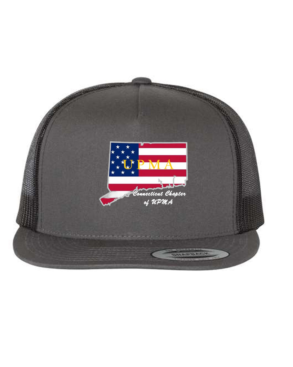 CONNECTICUT Logo  Embroidered Retro Trucker Cap