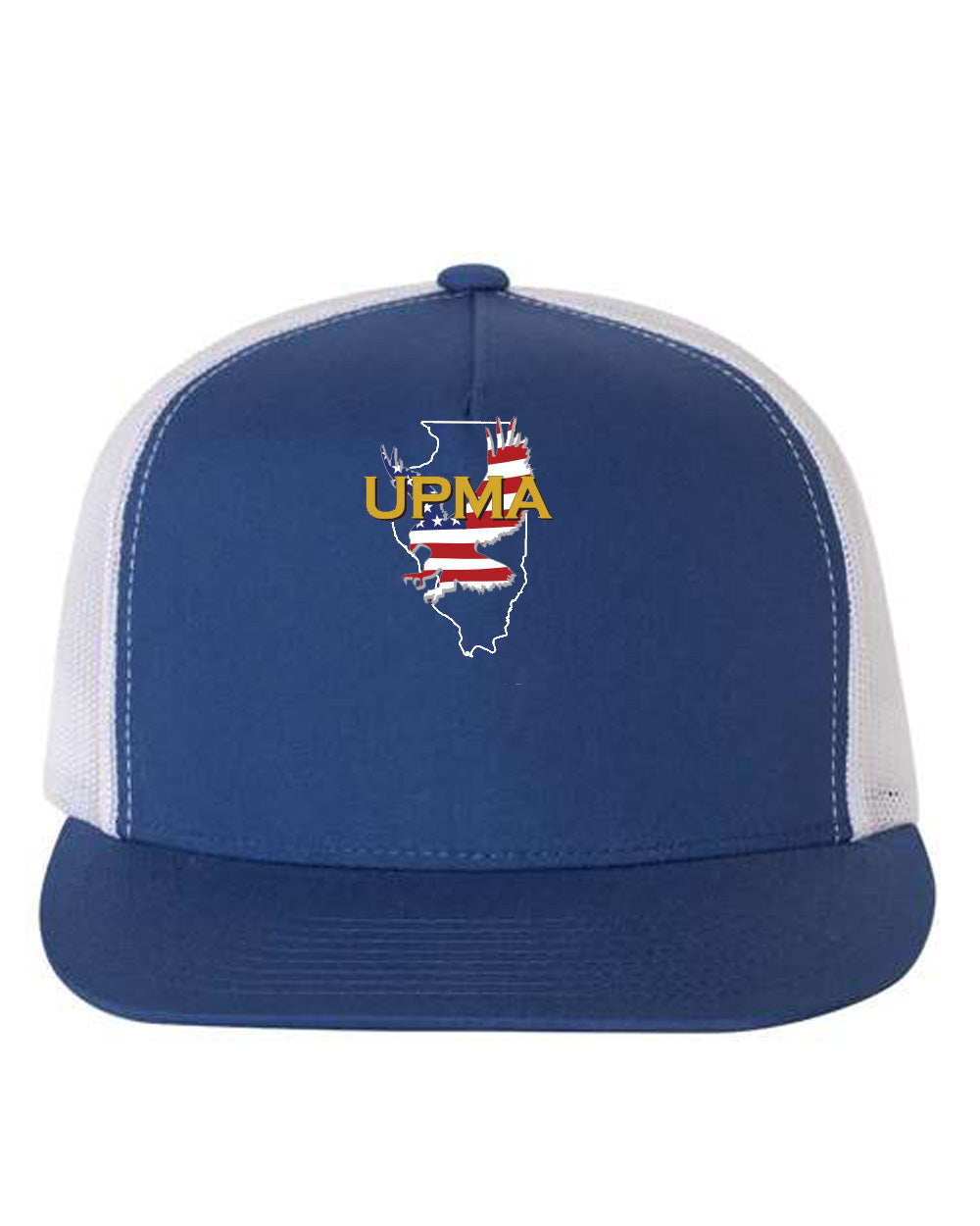 ILLINOIS Logo  Embroidered Retro Trucker Cap