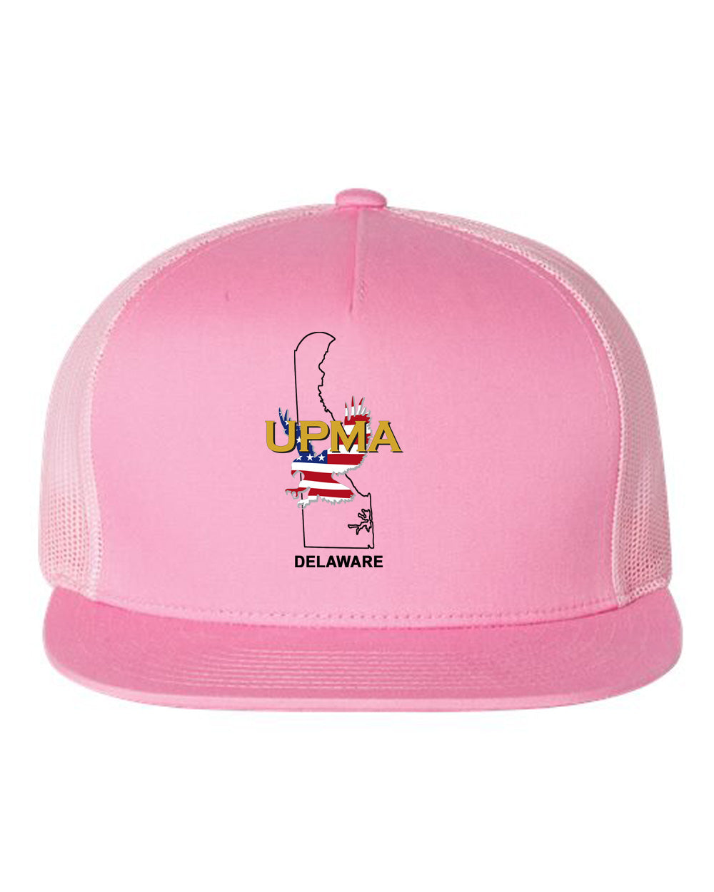 DELAWARE  Logo  Embroidered Retro Trucker Cap
