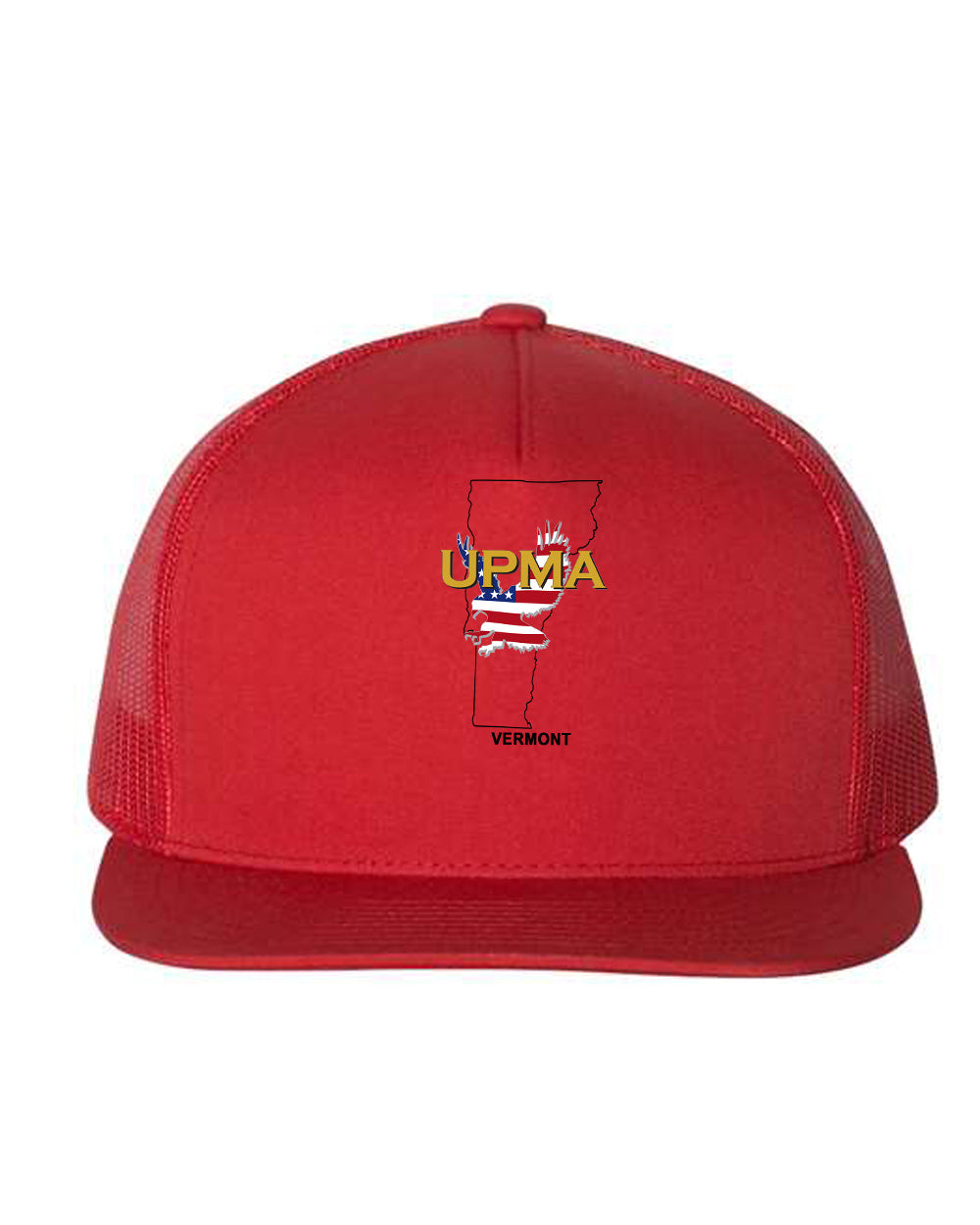 VERMONT  Logo  Embroidered Retro Trucker Cap