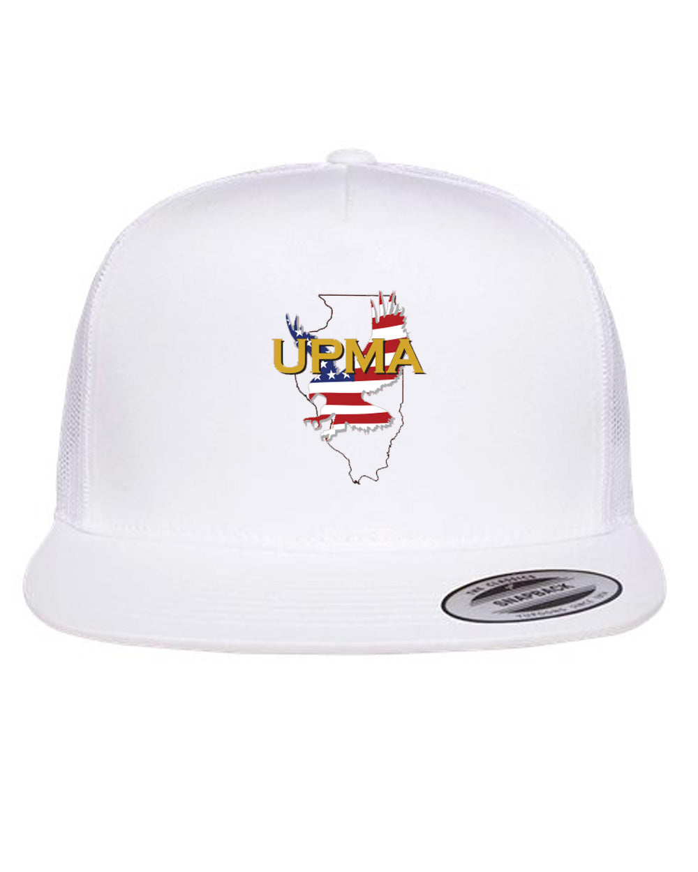 ILLINOIS Logo  Embroidered Retro Trucker Cap