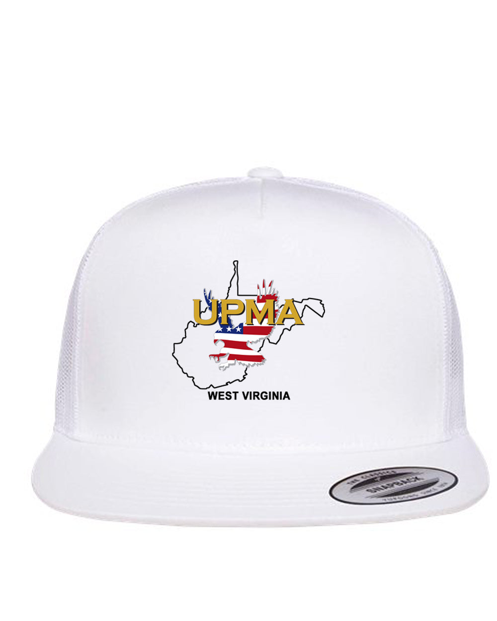 WEST VIRGINIA Logo  Embroidered Retro Trucker Cap