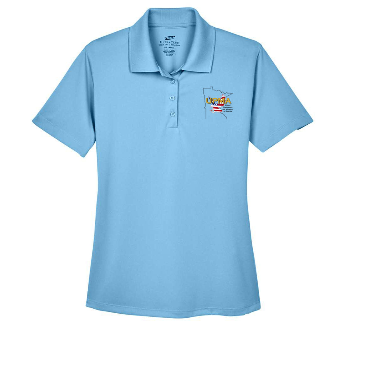 Ladies Performance Polo Embroidered MINNESOTA logo LOTS OF COLORS!