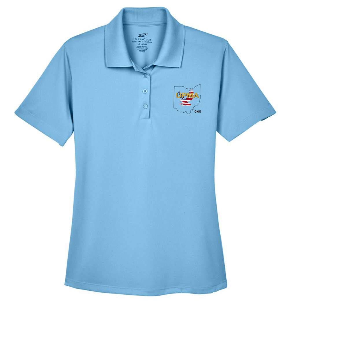 Ladies Performance Polo Embroidered OHIO logo LOTS OF COLORS!
