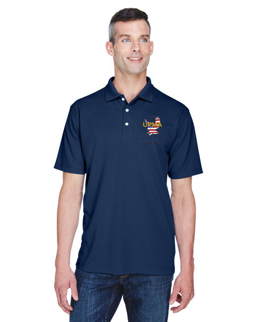 ILLINOIS Logo Unisex Performance Polo Shirt Embroidered