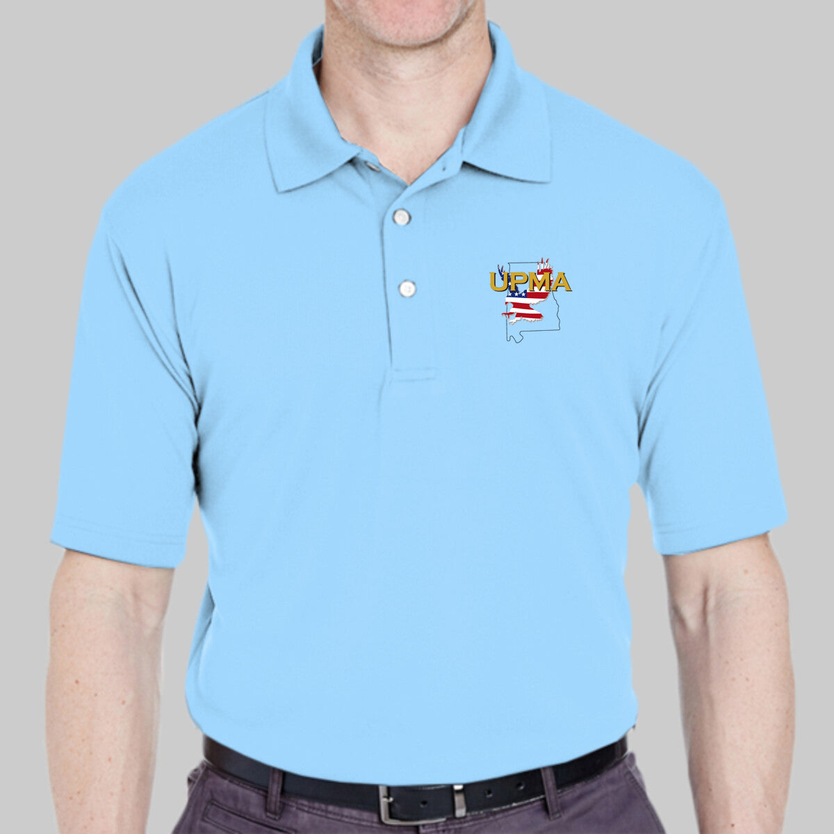 ALABAMA Logo Unisex  Performance Polo Shirt Embroidered