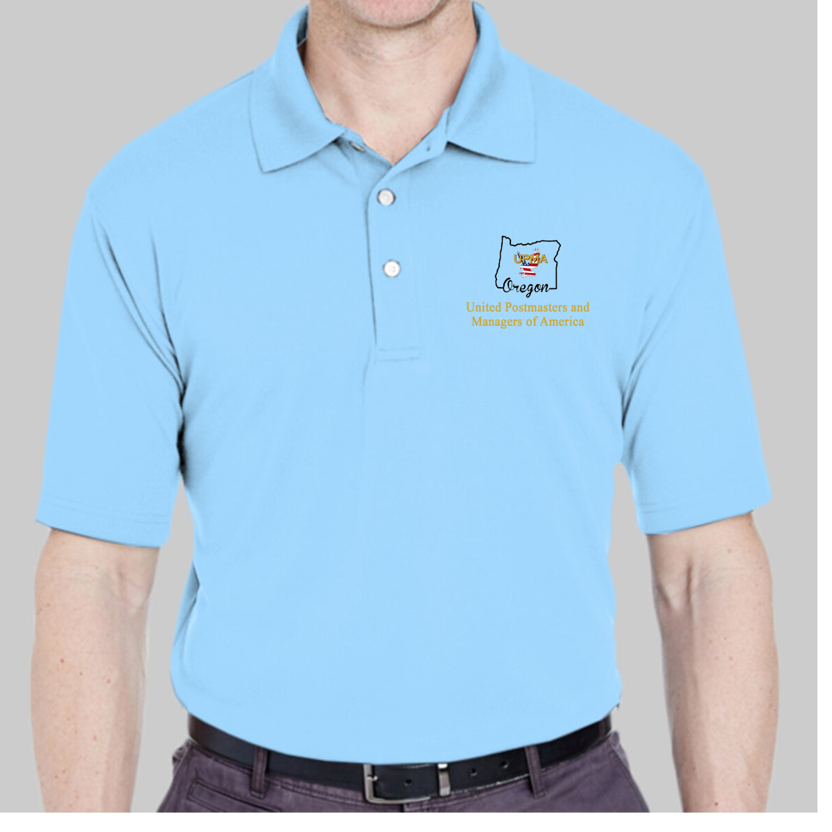 OREGON State Logo unisex Performance Polo Shirt Embroidered