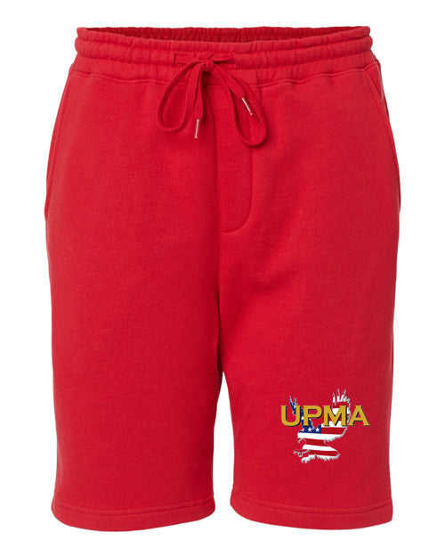 Unisex Soft Fleece Shorts NATIONAL logo Embroidered LOTS OF COLORS!