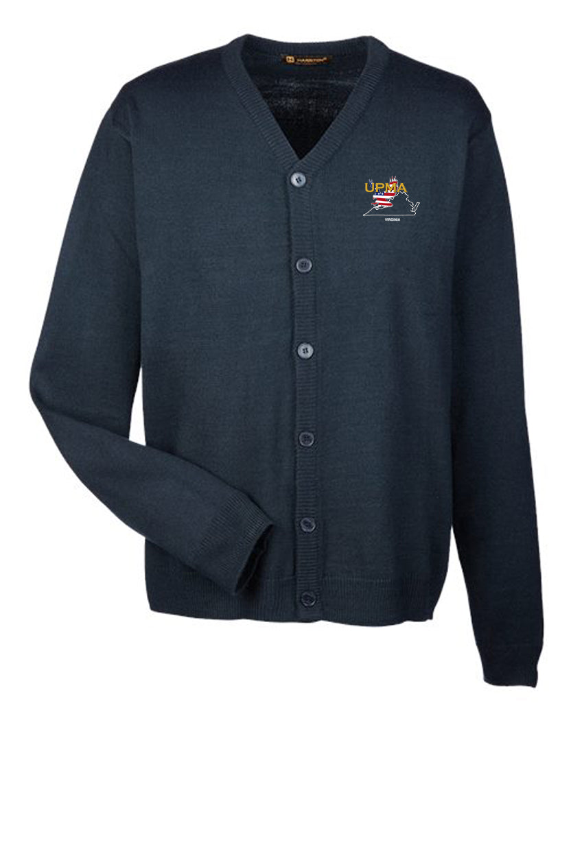 VIRGINIA Embroidered Men's  Classics  Button Cardigan Sweater