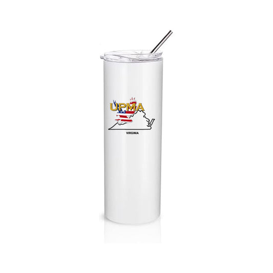 VIRGINIA  State Logo Stainless Steel Tumbler with Lid 20 oz.