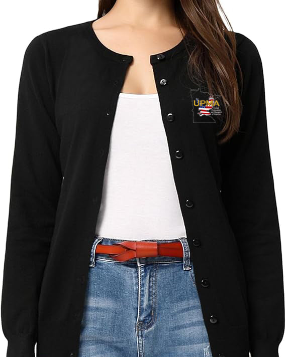 Light weight Embroidered MINNESOTA Cardigan Many Colors