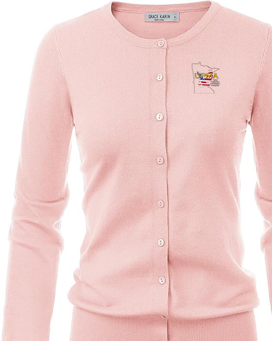 Light weight Embroidered MINNESOTA Cardigan Many Colors