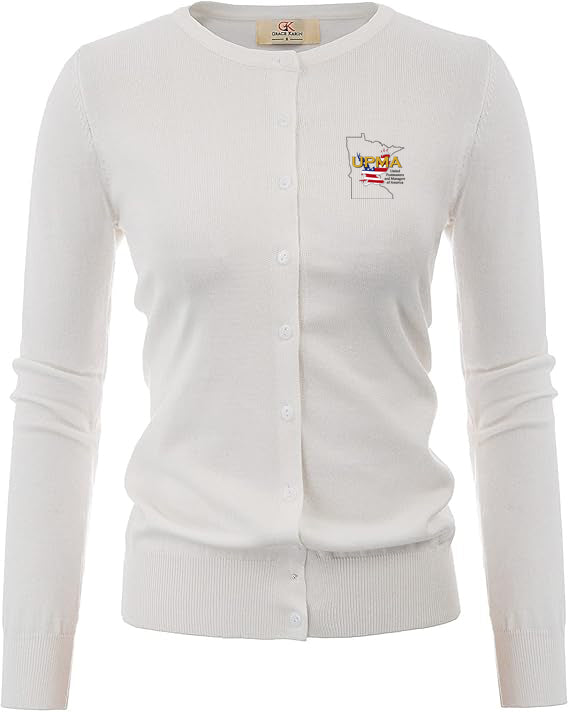 Light weight Embroidered MINNESOTA Cardigan Many Colors