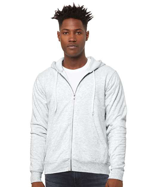Embroidered PUERTO RICO VIRGIN ISLANDS Unisex Sponge Fleece Full-Zip Hoodie Sweatshirtt