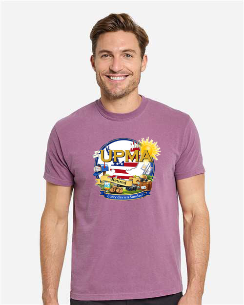 RETIRED! Everyday is Sunday Full Print  Unisex Color Garment-Dyed T-Shirt -LOTS OF COLORS!